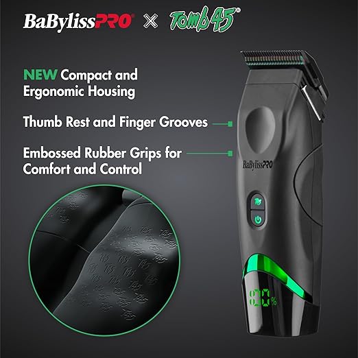 BaBylissPRO x Tomb45 Wireless-Charging Hair Clipper for Men 2