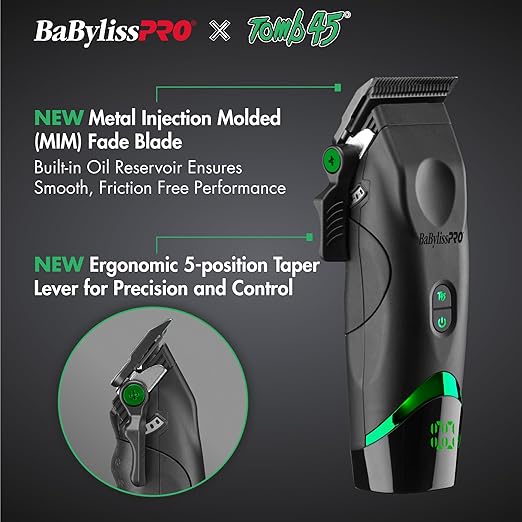 BaBylissPRO x Tomb45 Wireless-Charging Hair Clipper for Men