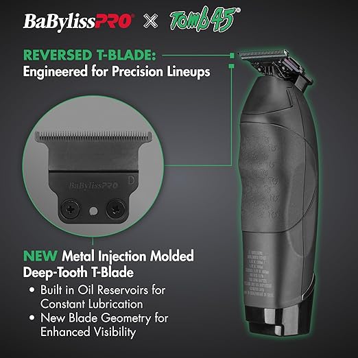 BaBylissPRO x Tomb45 Wireless-Charging Hair Trimmer for Men 2
