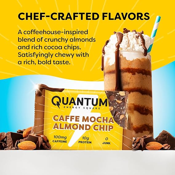 Quantum Energy Square: Energy Bar with Caffeine &... 2