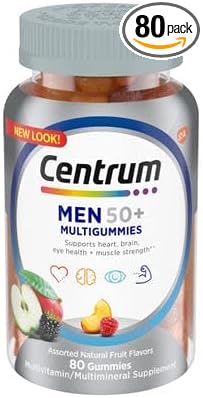 Centrum Multivitamin Gummy for Men - 50 Plus,...