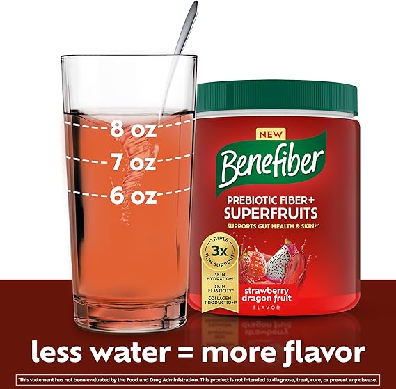 Benefiber Prebiotic GLP-1 Friendly Fiber + Superfruits Dietary... 2