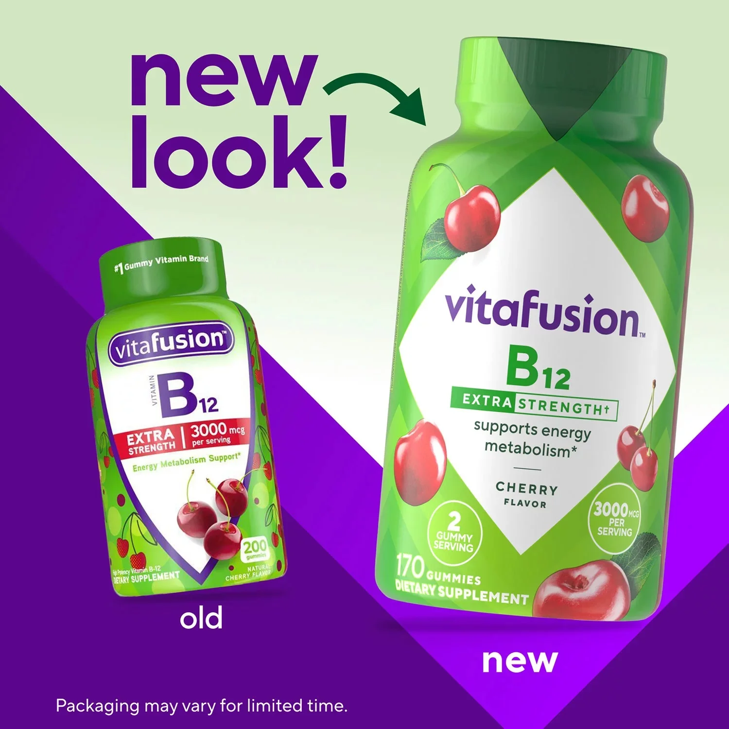 Vitafusion Extra Strength B12 Gummy Vitamins, 170 Count 2