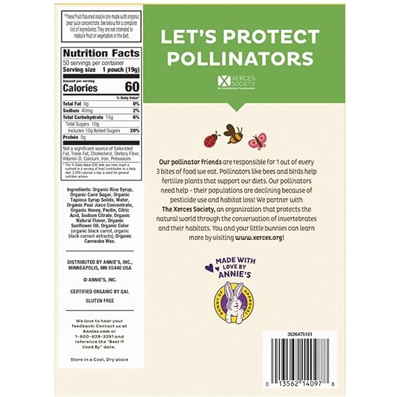 Annies Organic Bees, Bugs & Butterflies Fruit Flavored... 2