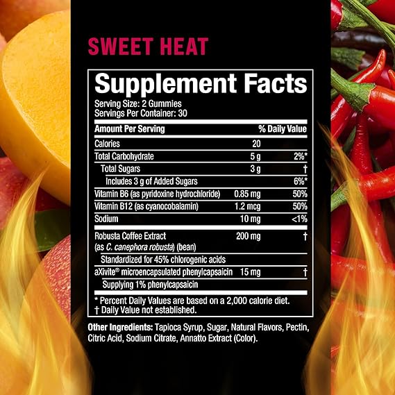 Hydroxycut Hardcore Ultra Shred Gummies, Sweet Heat -... 2