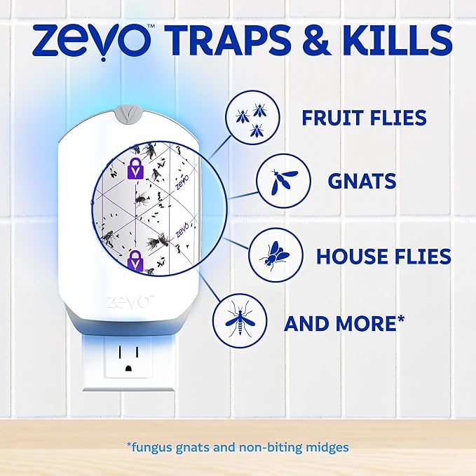 Zevo 4 Flying Insect Traps & 4 Cartridges... 2