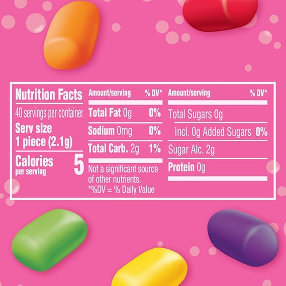 HUBBA BUBBA Minis SKITTLES Flavored Sugar-Free Bubble Gum... 2