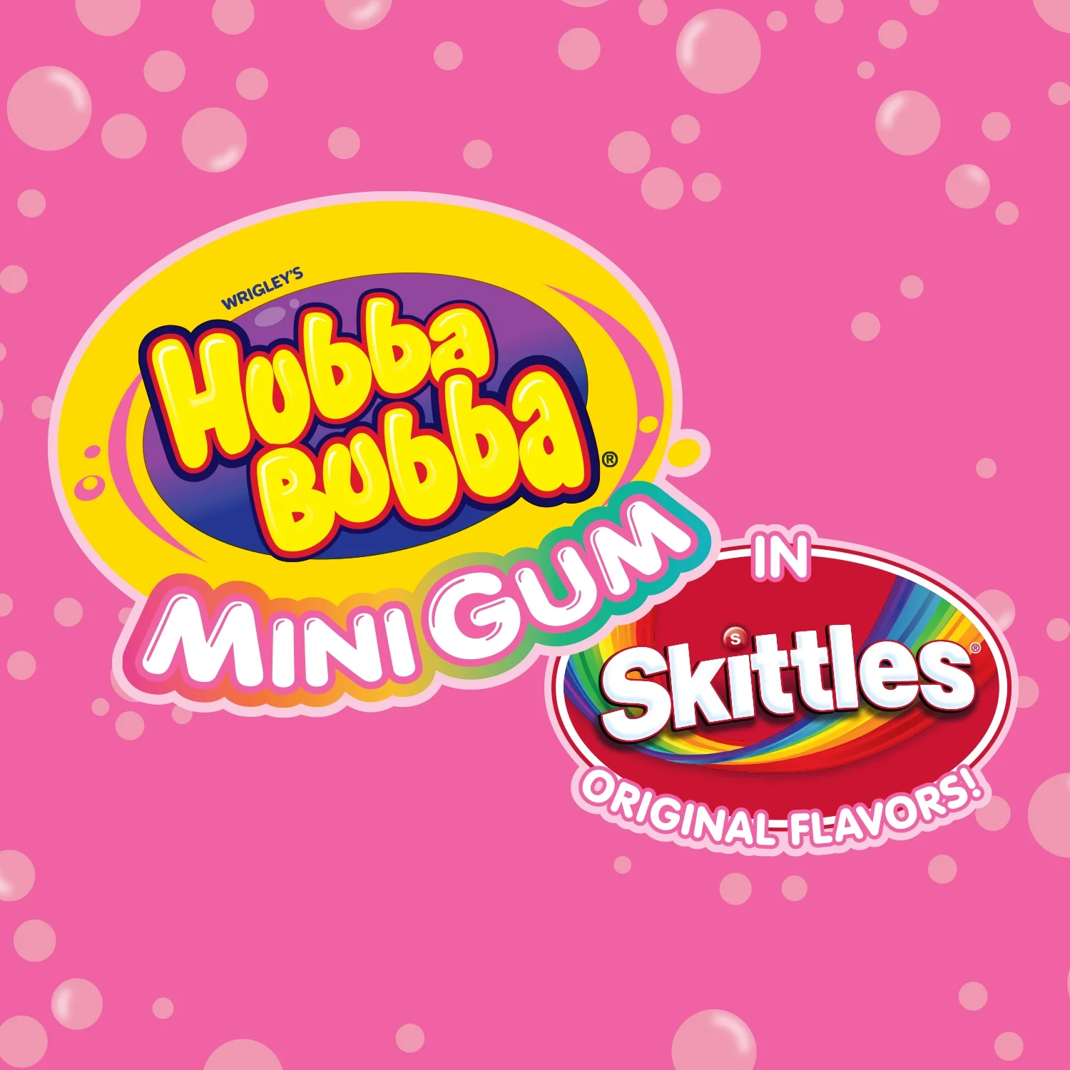 (3 pack) Hubba Bubba Minis Skittles Flavored Bubble... 2