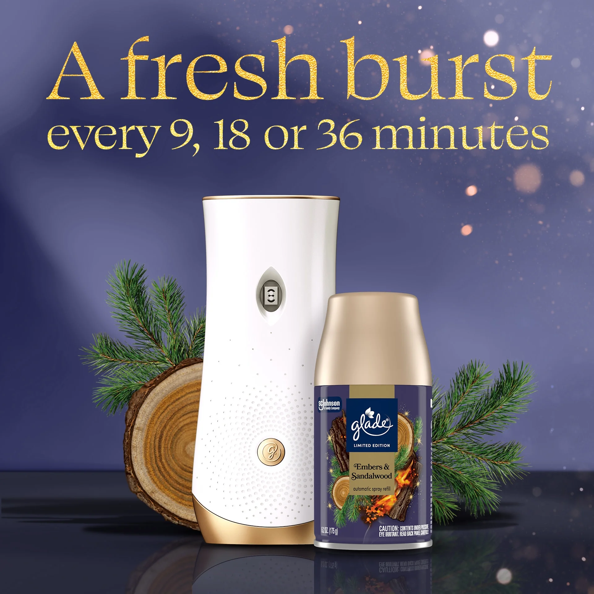 Glade® Automatic Spray Air Freshener Refill, Christmas Holiday... 2