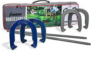 Franklin Sports Horseshoes Sets - Metal Horseshoe Game...