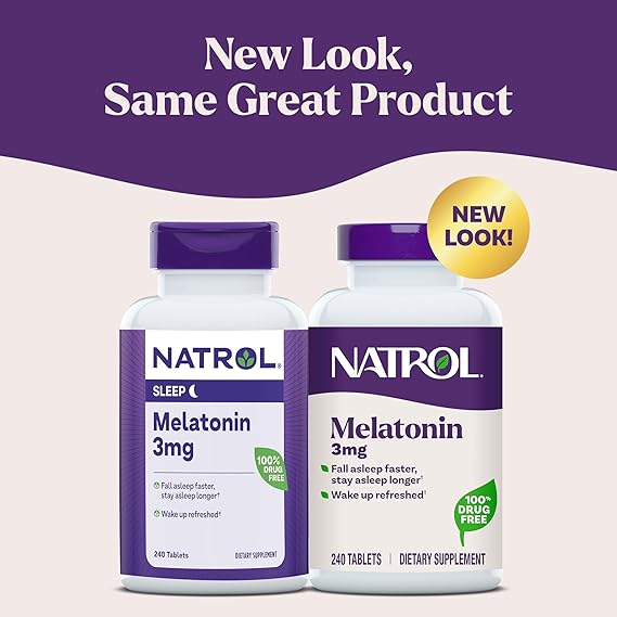 Natrol Melatonin 3 mg, Dietary Supplement for Restful... 2