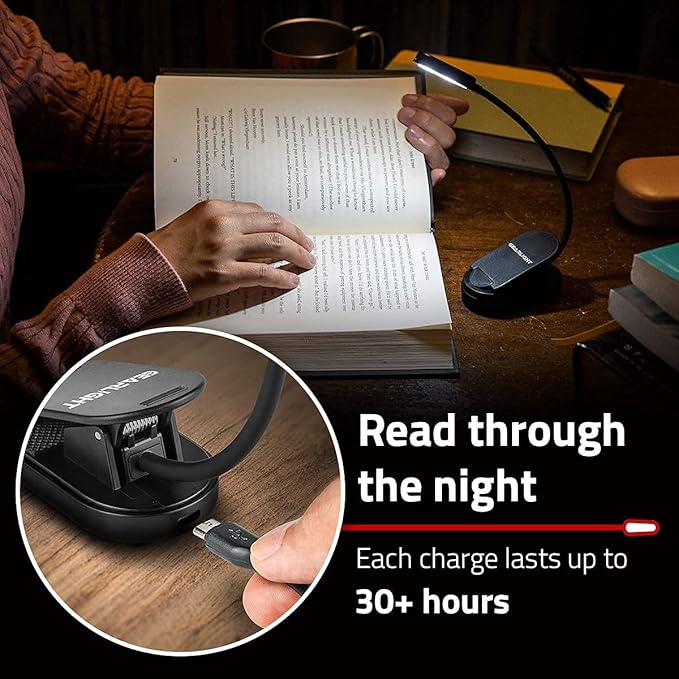 GearLight Rechargeable Book Light for Reading in Bed... 3