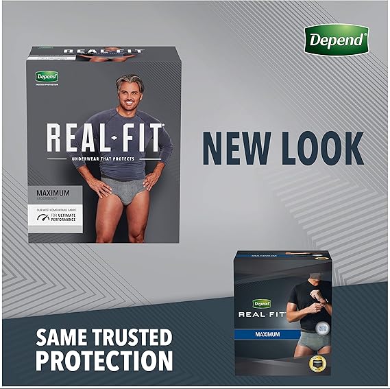 Depend Real Fit Incontinence Underwear for Men with... 2