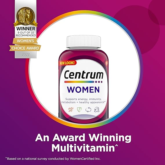 Centrum Multivitamin for Women, Multivitamin/Multimineral Supplement with Iron,... 2